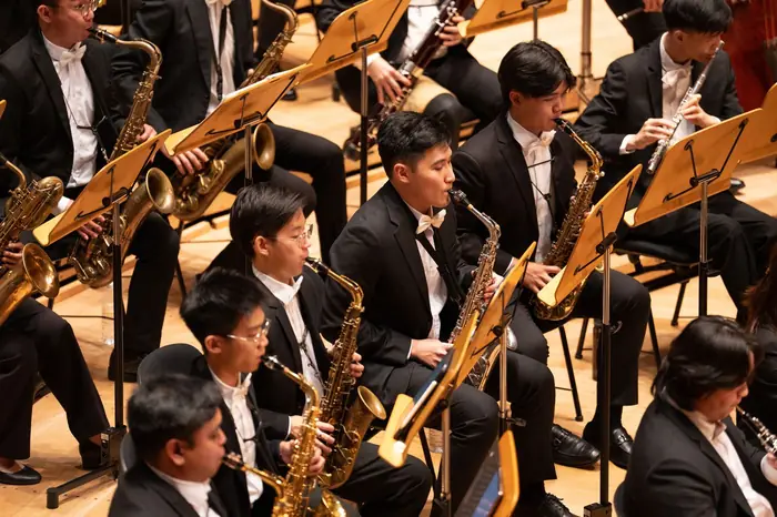 VENTUS saxophone section in concert, Singapore