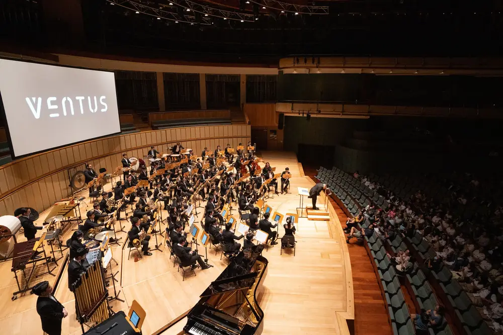 VENTUS wind band performing at the Esplanade Concert Hall, Singapore International Band Festival 2024